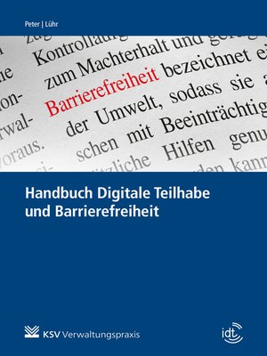 cover image of Handbuch Digitale Teilhabe und Barrierefreiheit